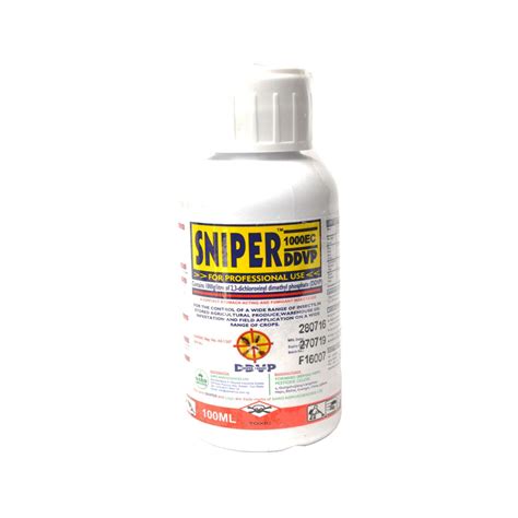 SNIPER 1000EC DDVP INSECTS KILLER is an effective Insecticide that will help eliminate Ants, Bedbugs, Bedbug eggs, Bee, Cockroaches, Flies, Wasps and More. . Sniper insecticide amazon